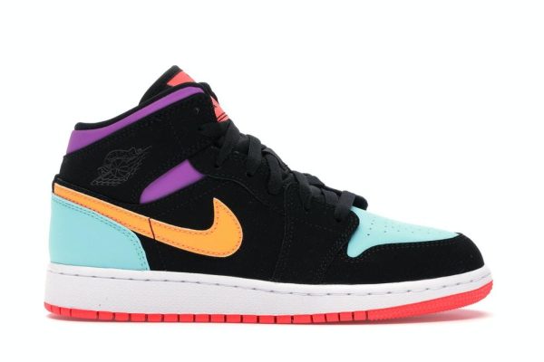 NIKE AIR JORDAN 1 MID MULTI-COLOR