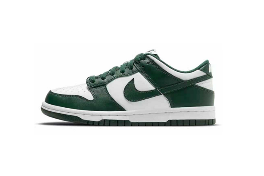 Nike Dunk Low Michigan State Green