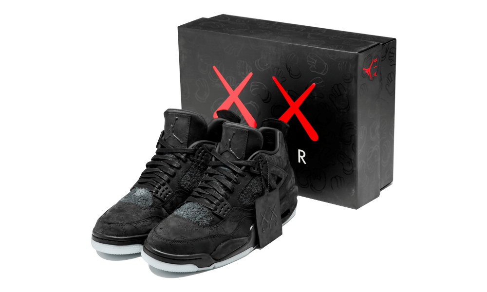 KAWS x Air Jordan 4 Negro