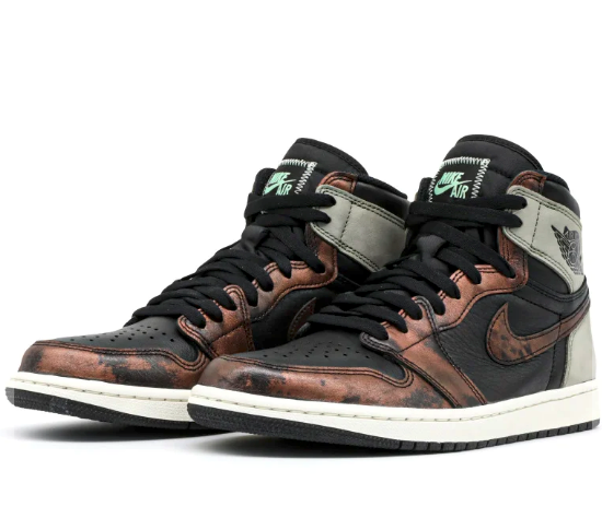 Air Jordan 1 High Patina Army