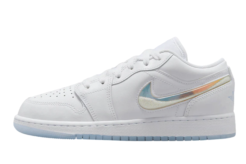 AIR JORDAN 1 LOW GLITTER SWOOSH