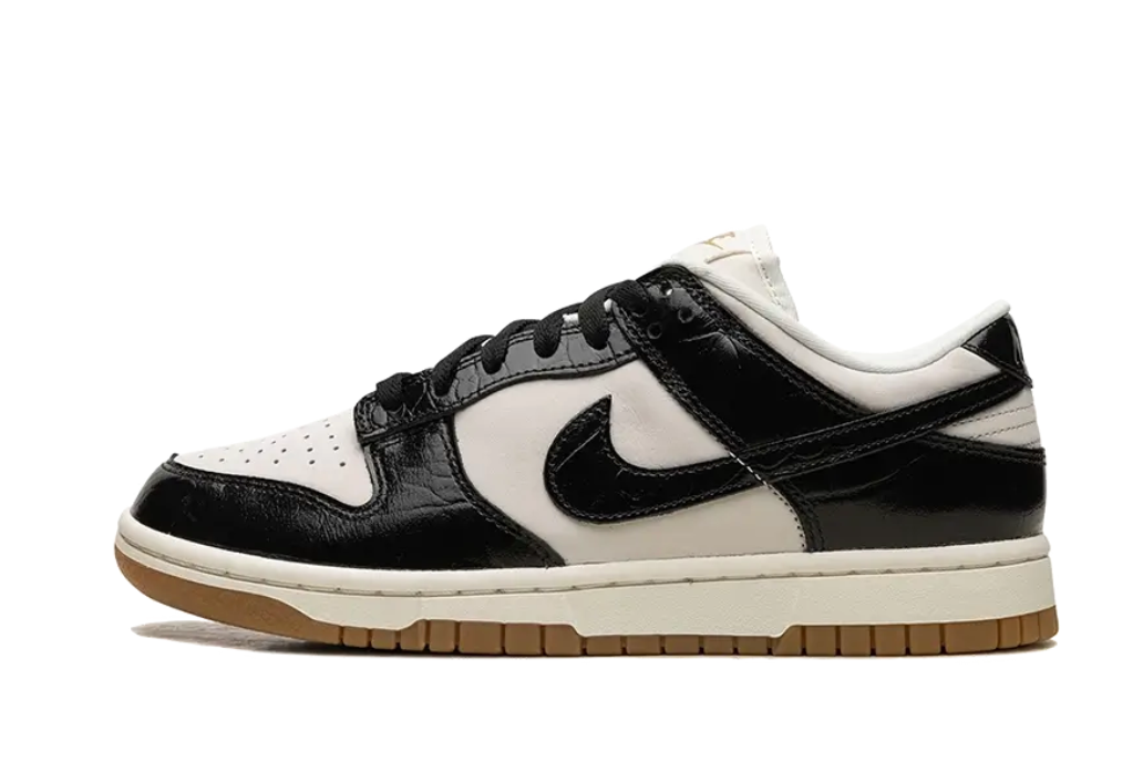 Nike Dunk Low LX Black Croc