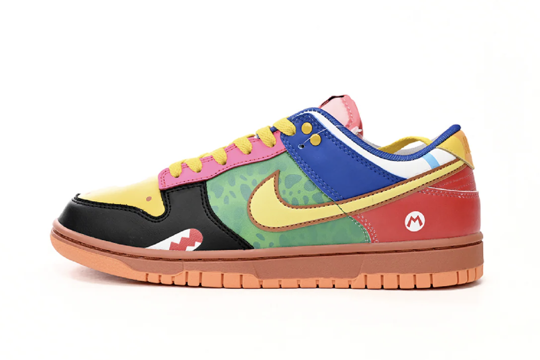 Nike Dunk Low What the Super Mario