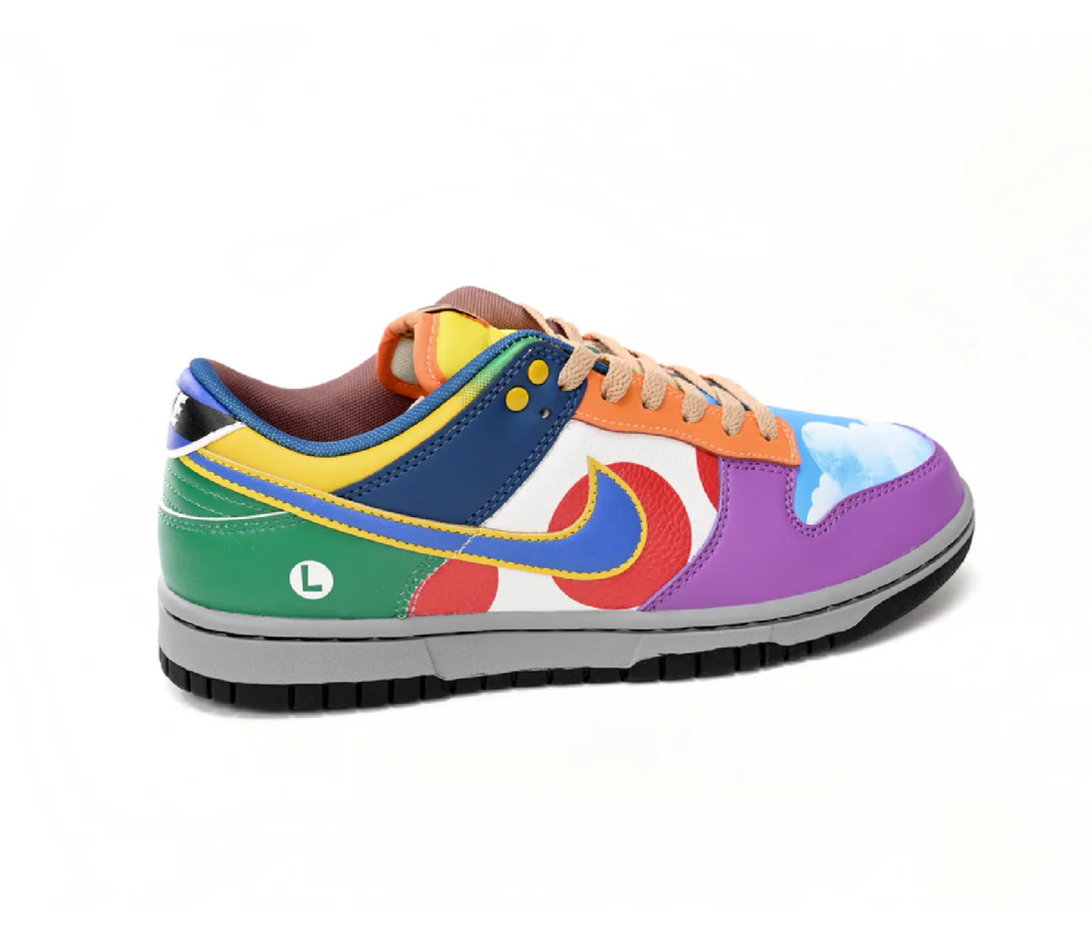 Nike Dunk Low What the Super Mario