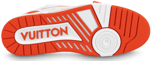 Louis Vuitton Trainer White Orange