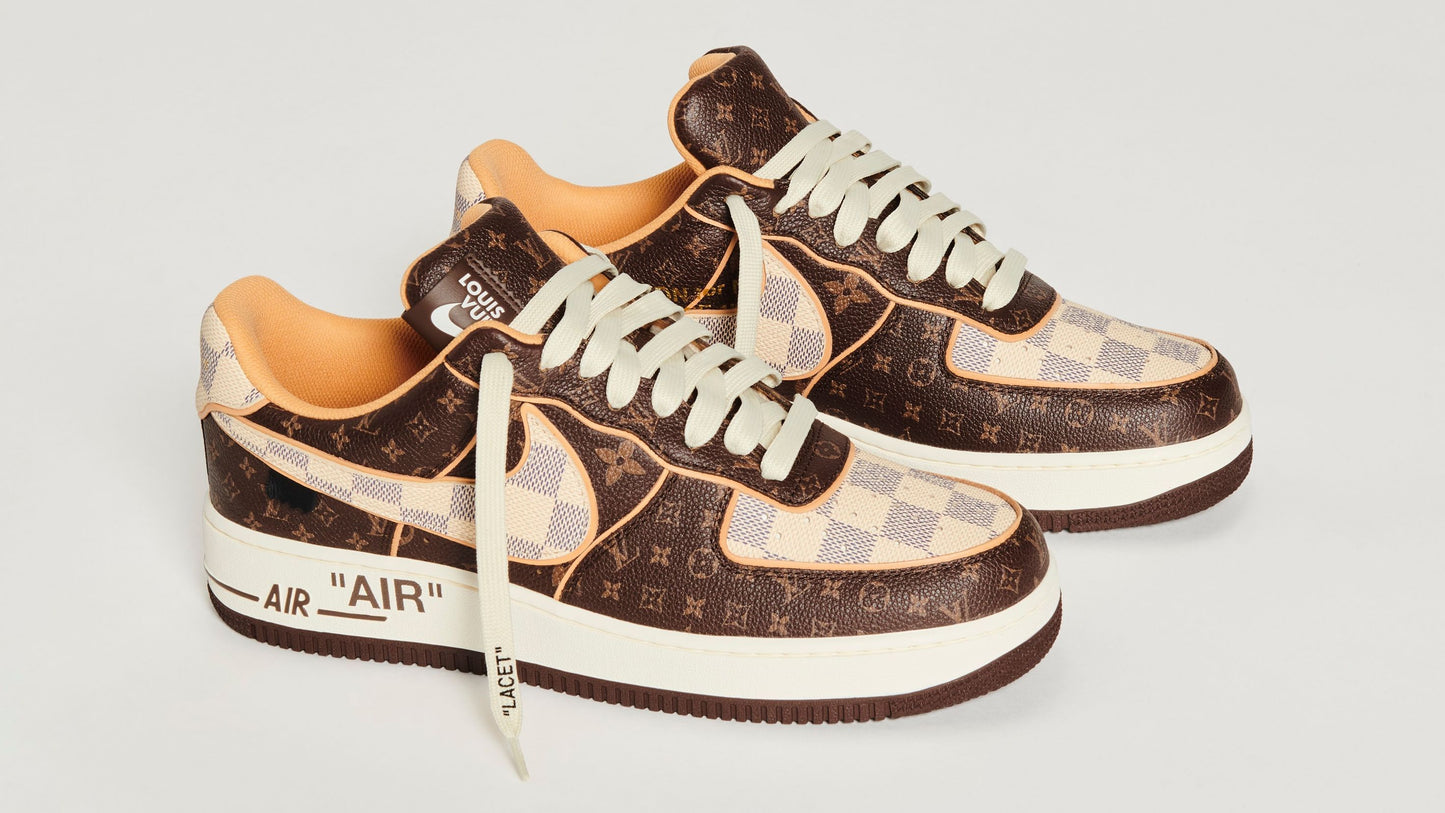 Air Force 1 Louis Vuitton Low Monogram Brown Damier Azur