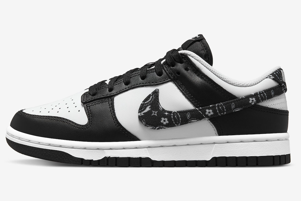 Nike Dunk Low Black Paisley