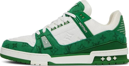 Louis Vuitton Trainer Denim Green