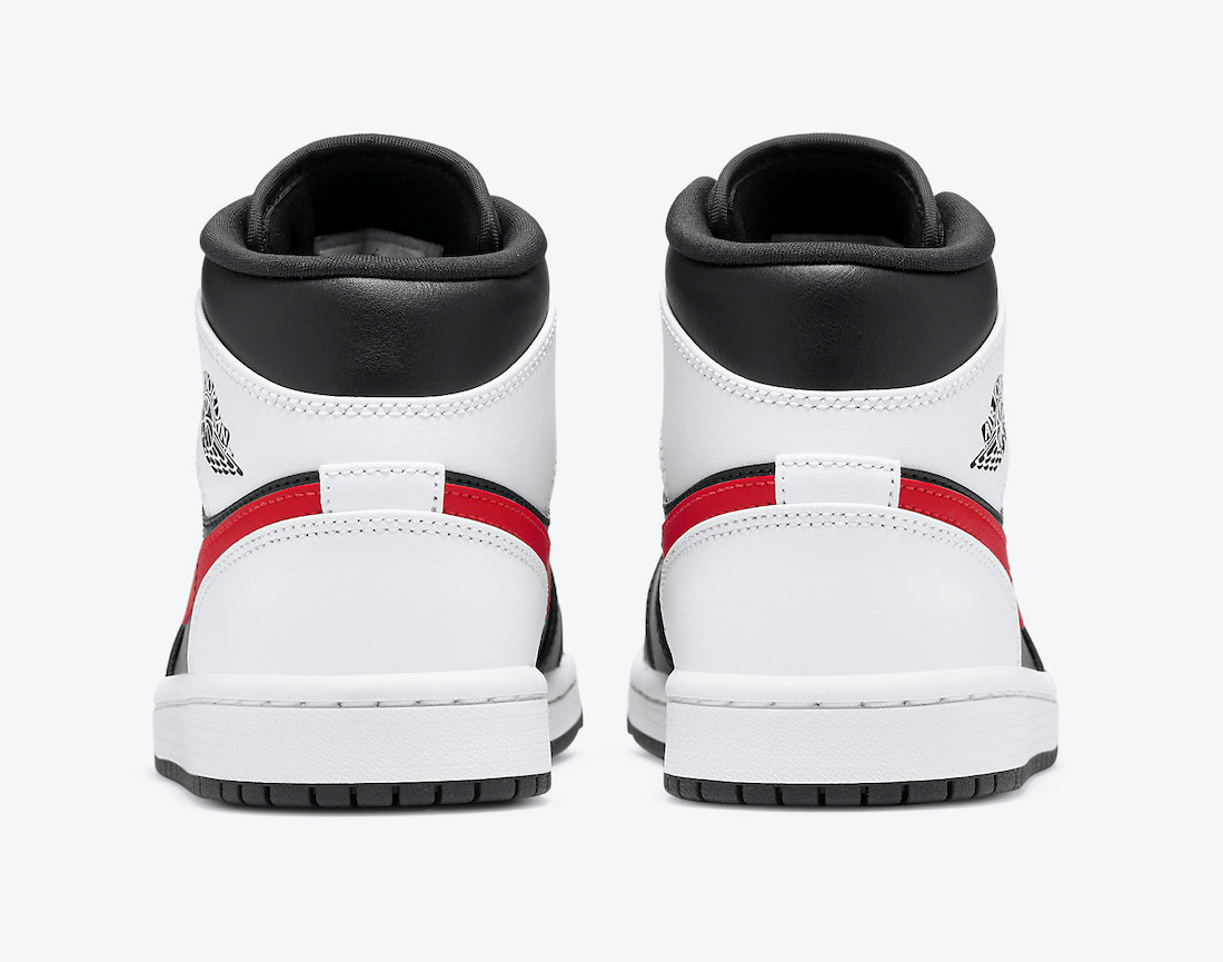 Air Jordan 1 Mid Negro Chile Rojo