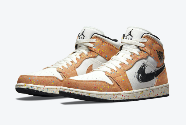Air Jordan 1 Mid SE Brushstroke