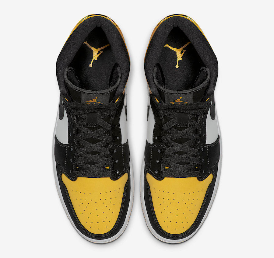 Air Jordan 1 Mid Yellow Toe 2019