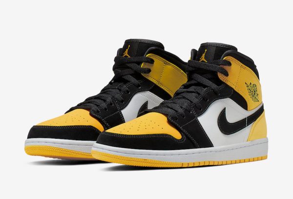 Air Jordan 1 Mid Yellow Toe 2019