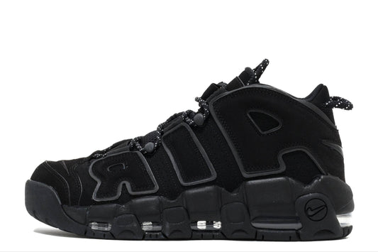 NIKE AIR MORE UPTEMPO BLACK REFLECTIVE