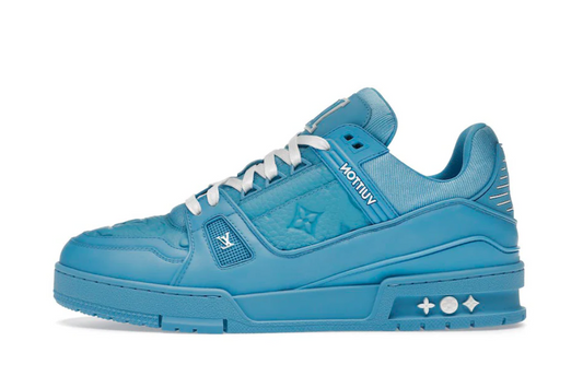 Louis Vuitton Trainer Blue Embossed Monogram