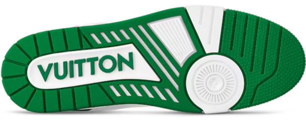 Louis Vuitton Trainer White Green
