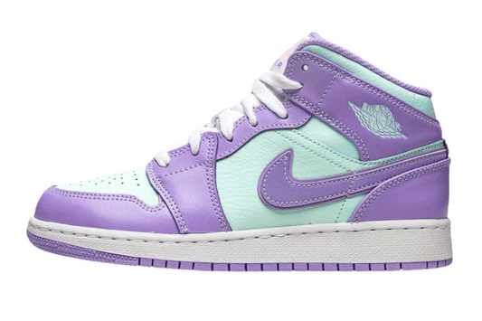 Air Jordan 1 Mid Purple Aqua