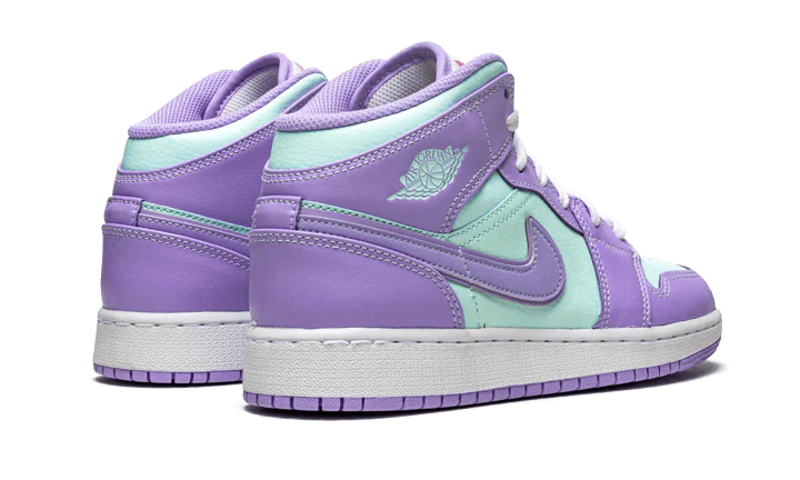 Air Jordan 1 Mid Purple Aqua