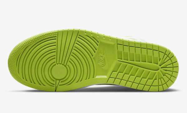 Air Jordan 1 Mid White Lime